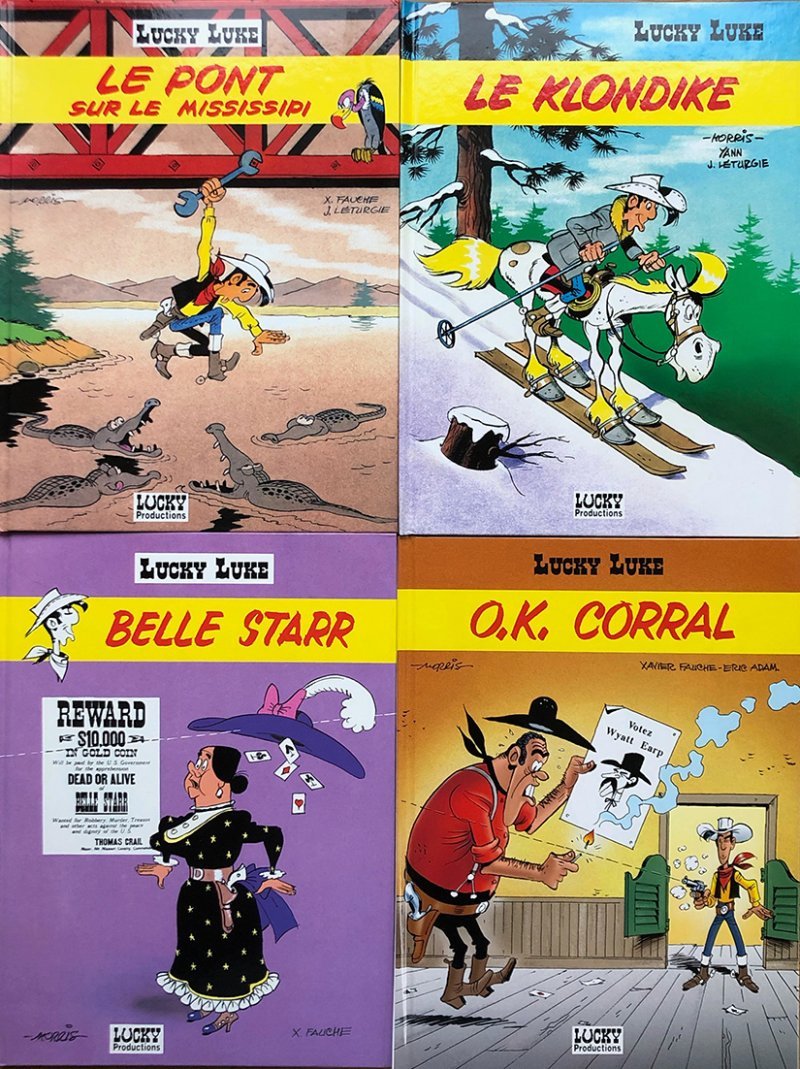 ' Top Lecture, 4 Albums Lucky Luke | BD Must éditions